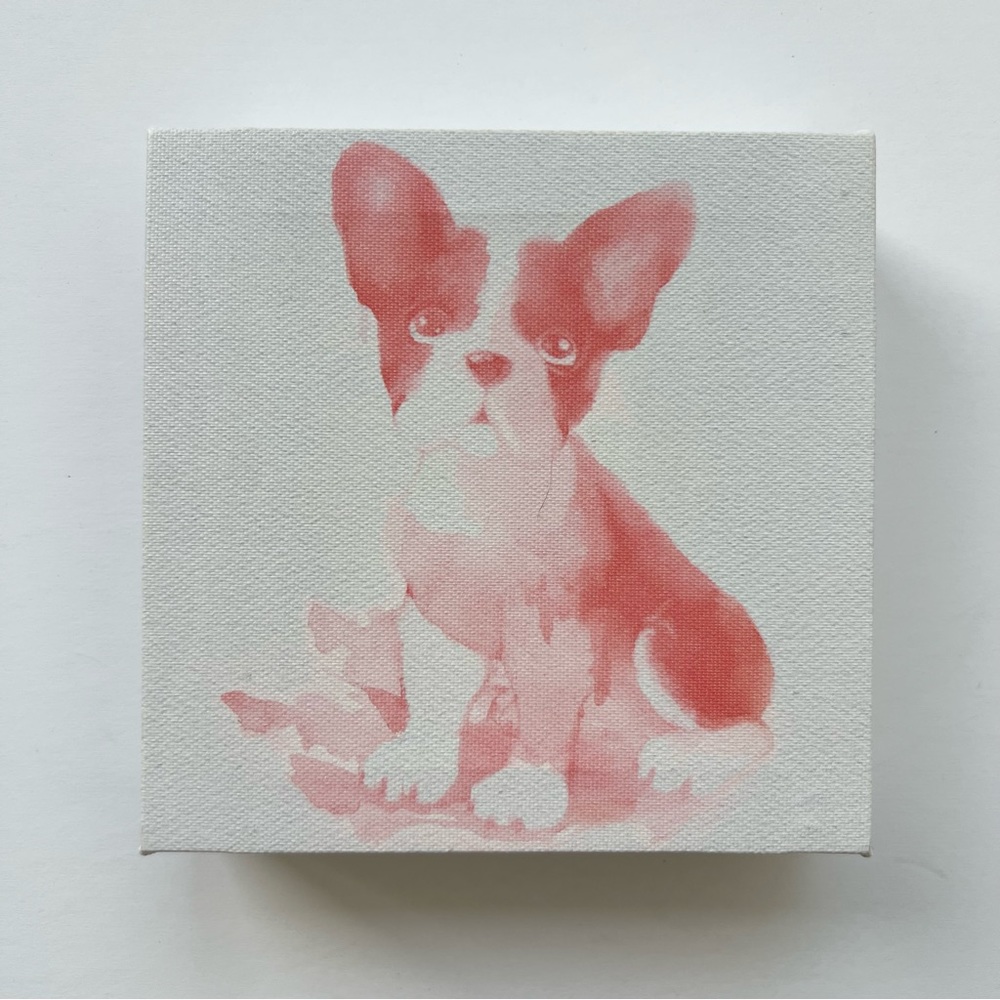 Lot 26 Studio White and Red French Bulldog Canvas Art